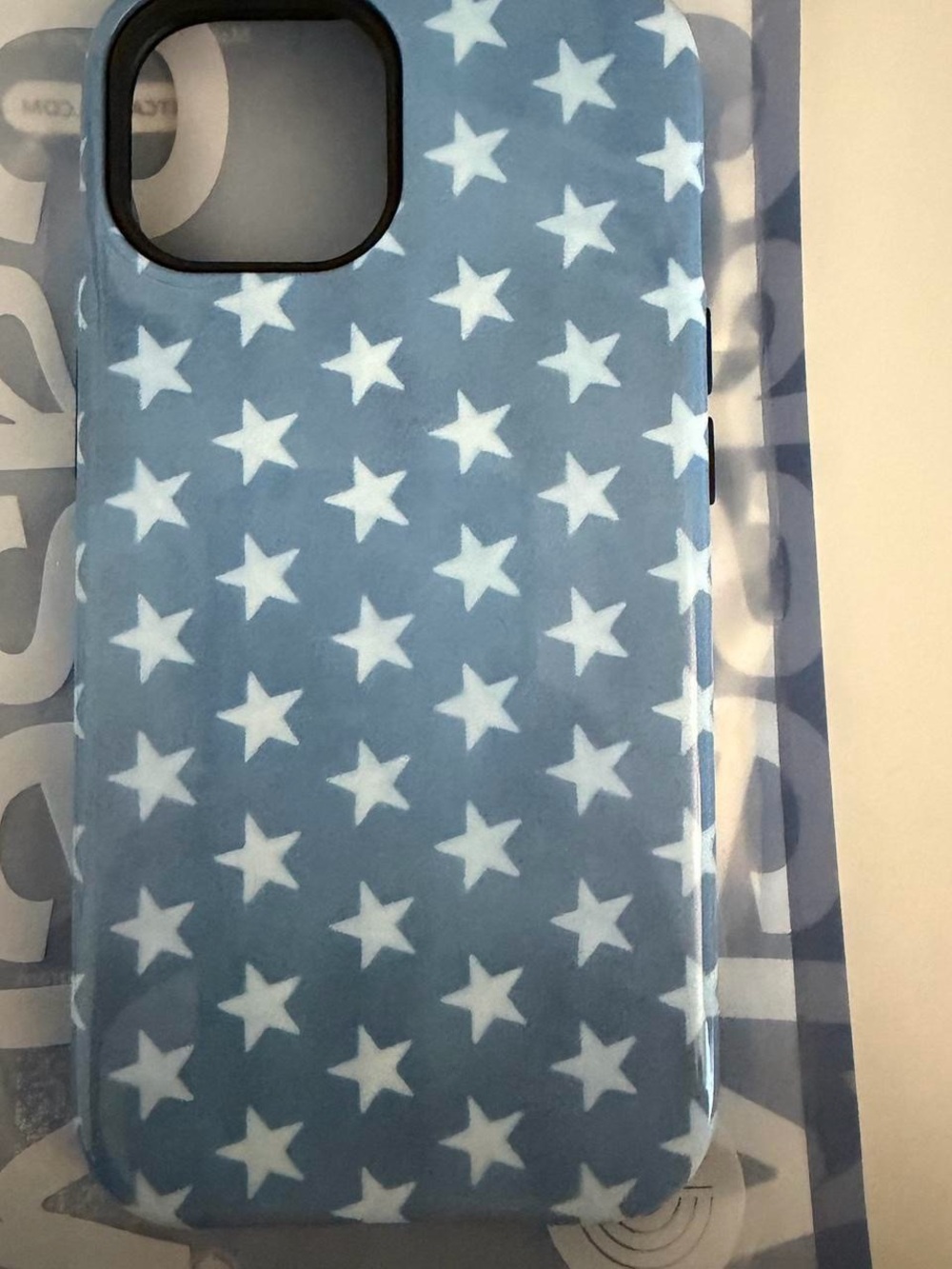 Blue Star Pattern Phone Case - Unbranded